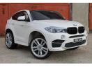 Masinuta electrica pentru 2 copii BMW X6M 12V 2x45W, Varianta XXL #Alb